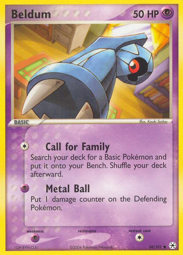 Beldum 54/101, Hidden Legends Pokémon card