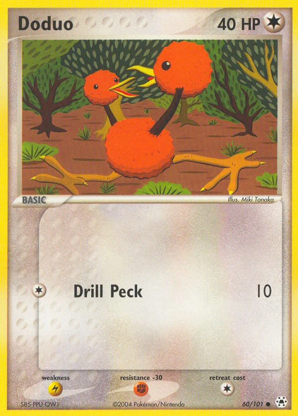 Doduo 60/101, Hidden Legends Pokémon card