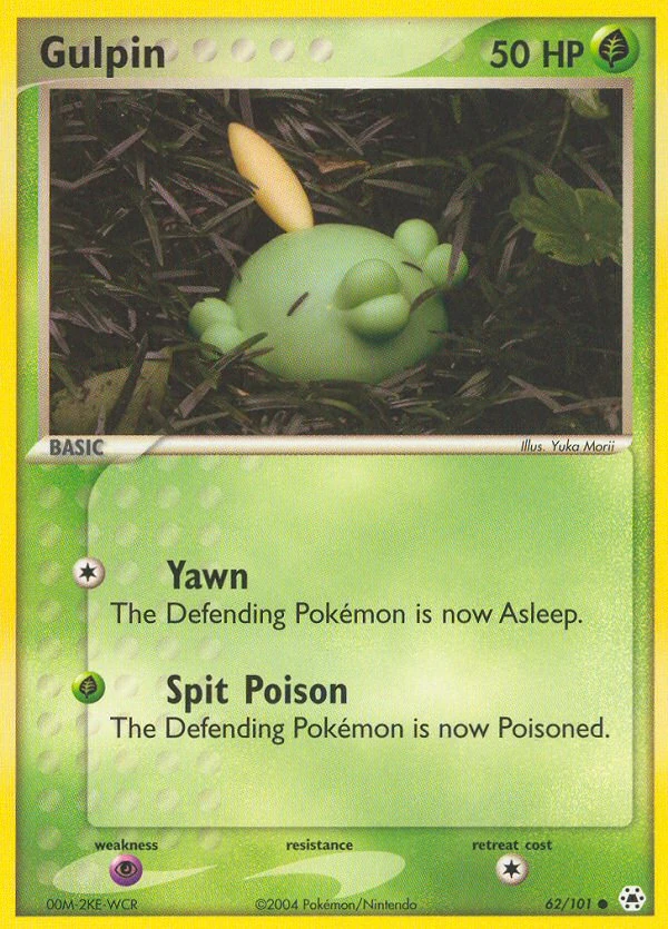 Gulpin 62/101, Hidden Legends Pokémon card