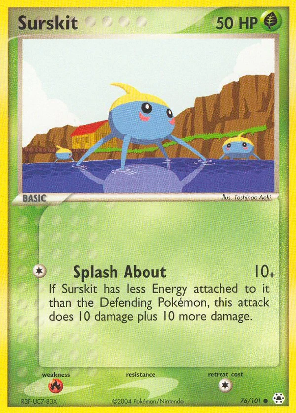 Surskit 76/101, Hidden Legends Pokémon card