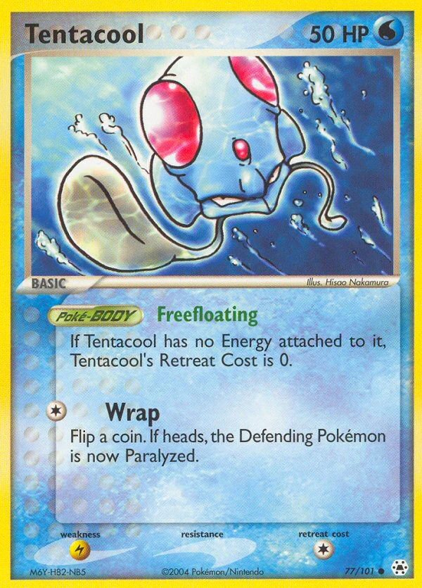 Tentacool 77/101, Hidden Legends Pokémon card