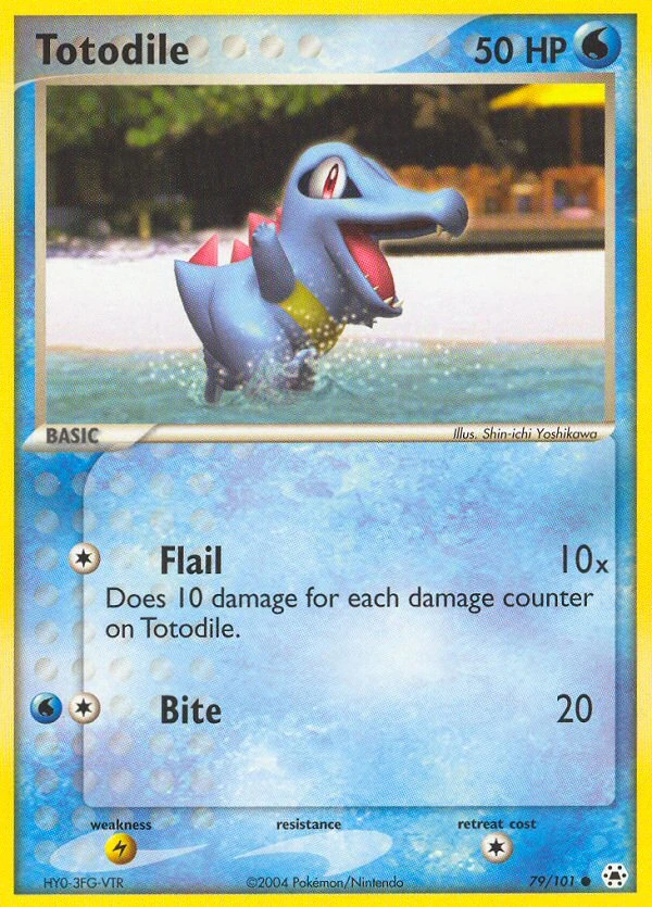 Totodile 79/101, Hidden Legends Pokémon card