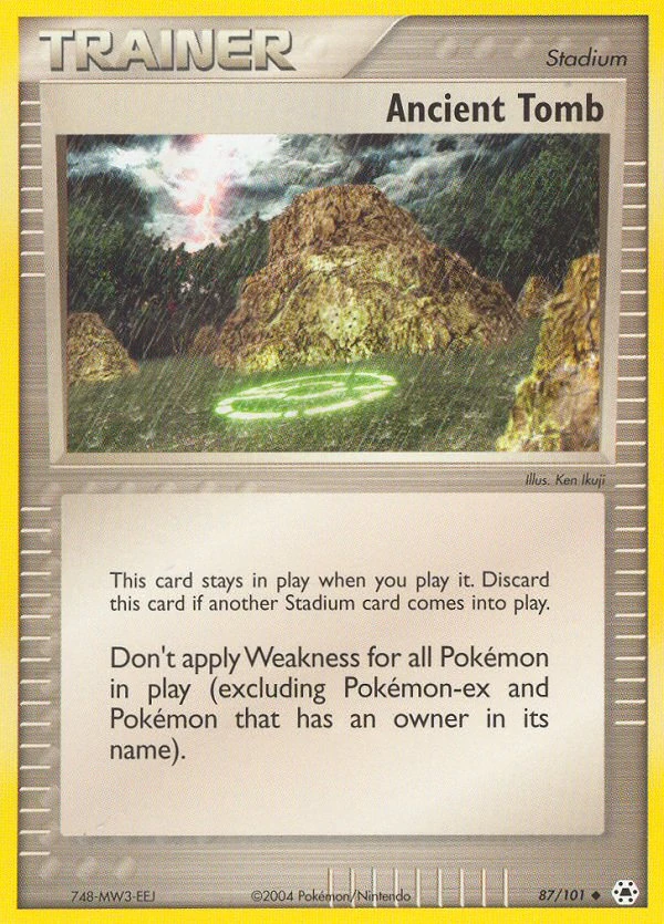 Ancient Tomb 87/101, Hidden Legends Pokémon card