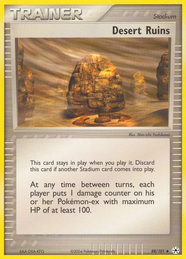 Desert Ruins 88/101, Hidden Legends Pokémon card