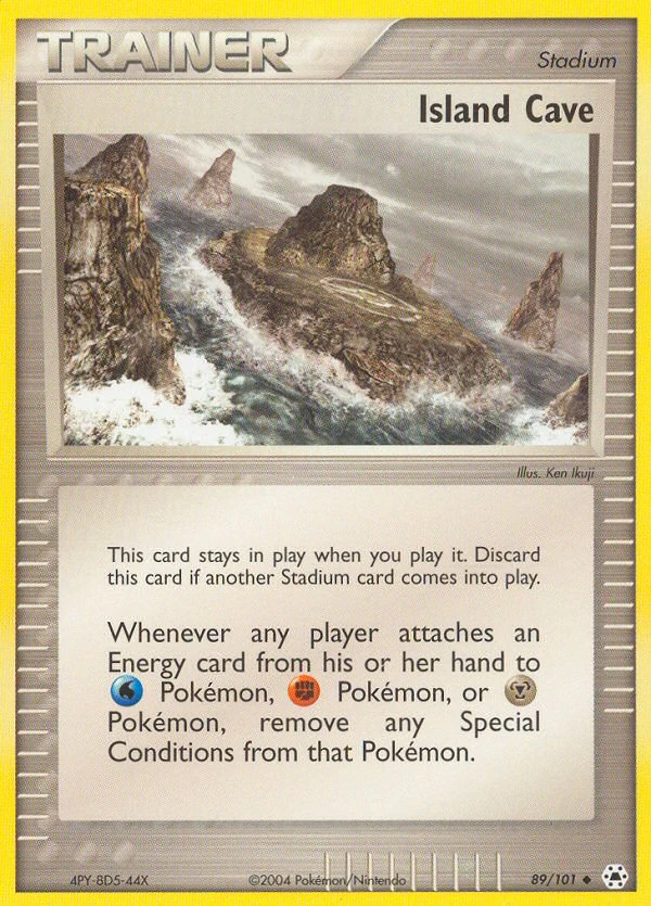 Island Cave 89/101, Hidden Legends Pokémon card