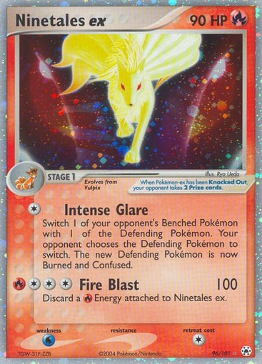 Ninetales ex 96/101 from Hidden Legends