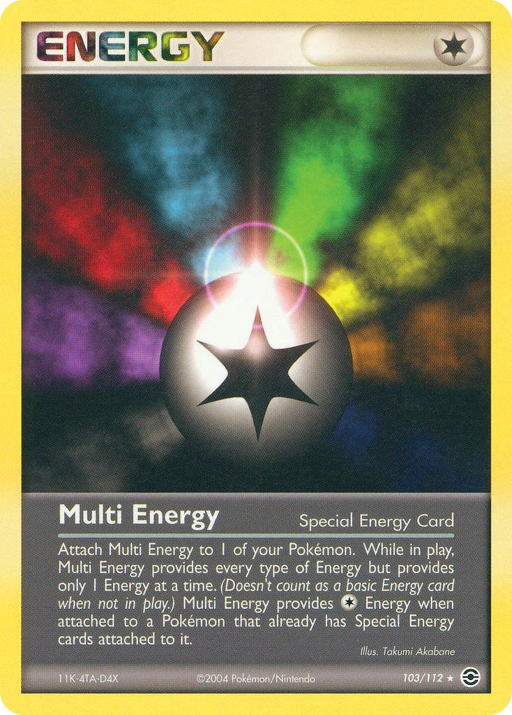 Multi Energy 103/112, FireRed & LeafGreen Pokémon card