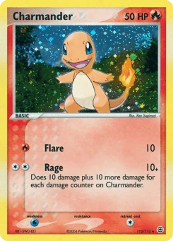 Charmander 113/112, FireRed & LeafGreen