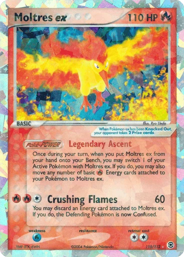 Moltres ex 115/112 from FireRed & LeafGreen