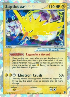 Zapdos ex 116/112, FireRed & LeafGreen