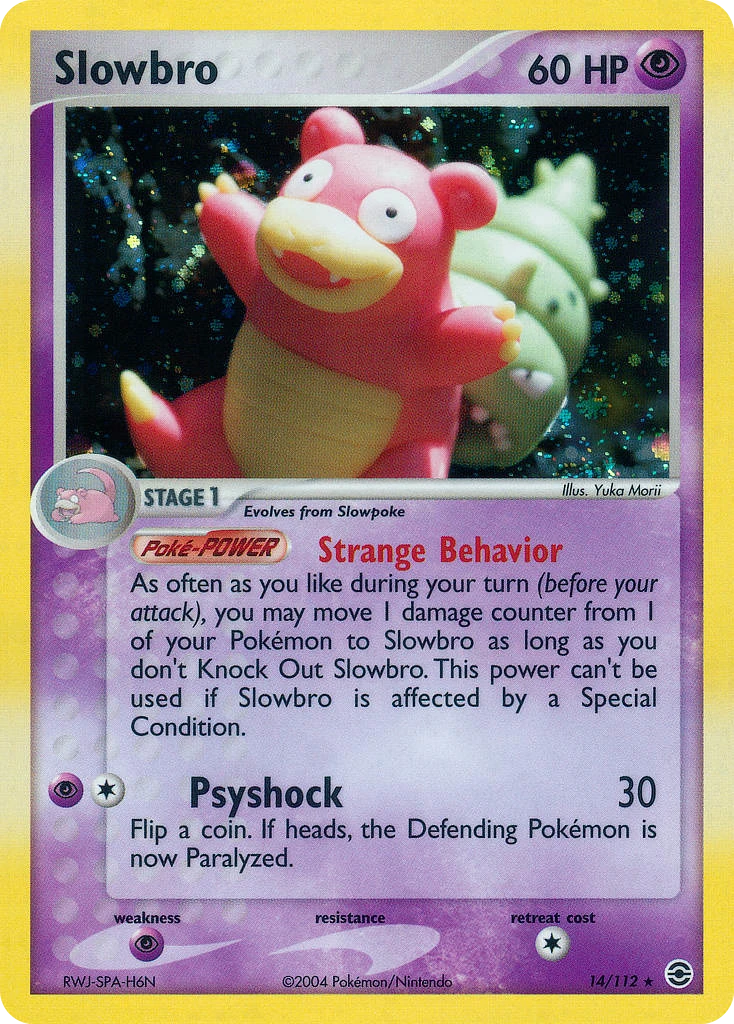 Slowbro 14/112, FireRed & LeafGreen Pokémon card