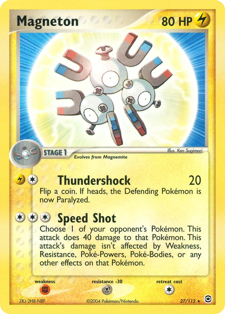 Magneton 27/112, FireRed & LeafGreen Pokémon card