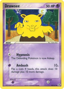 Drowzee 32/112, FireRed & LeafGreen