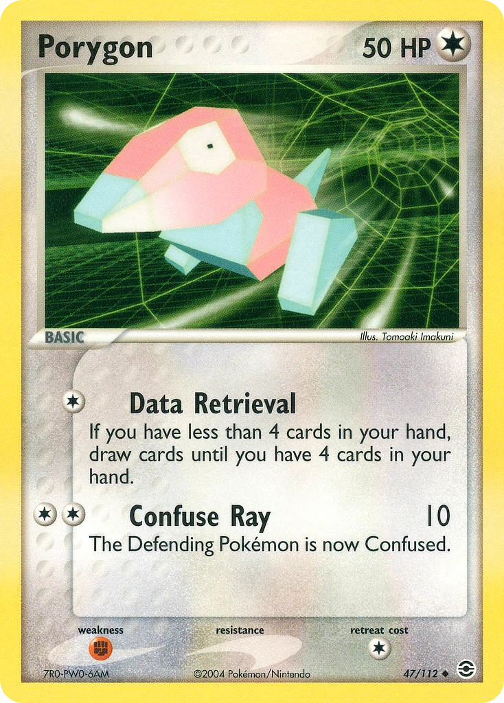 Porygon 47/112, FireRed & LeafGreen Pokémon card