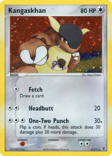Kangaskhan 6/112 from FireRed & LeafGreen