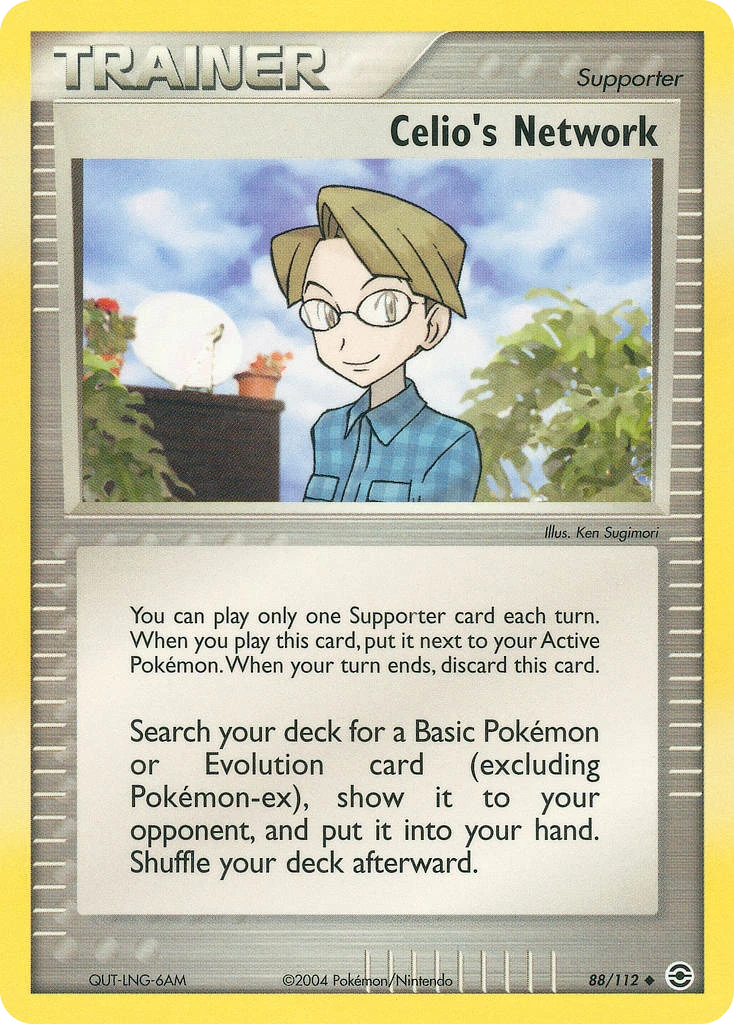 Celio's Network 88/112, FireRed & LeafGreen Pokémon card