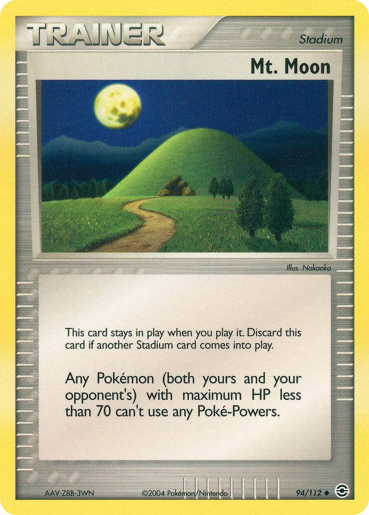 Mt. Moon 94/112, FireRed & LeafGreen Pokémon card