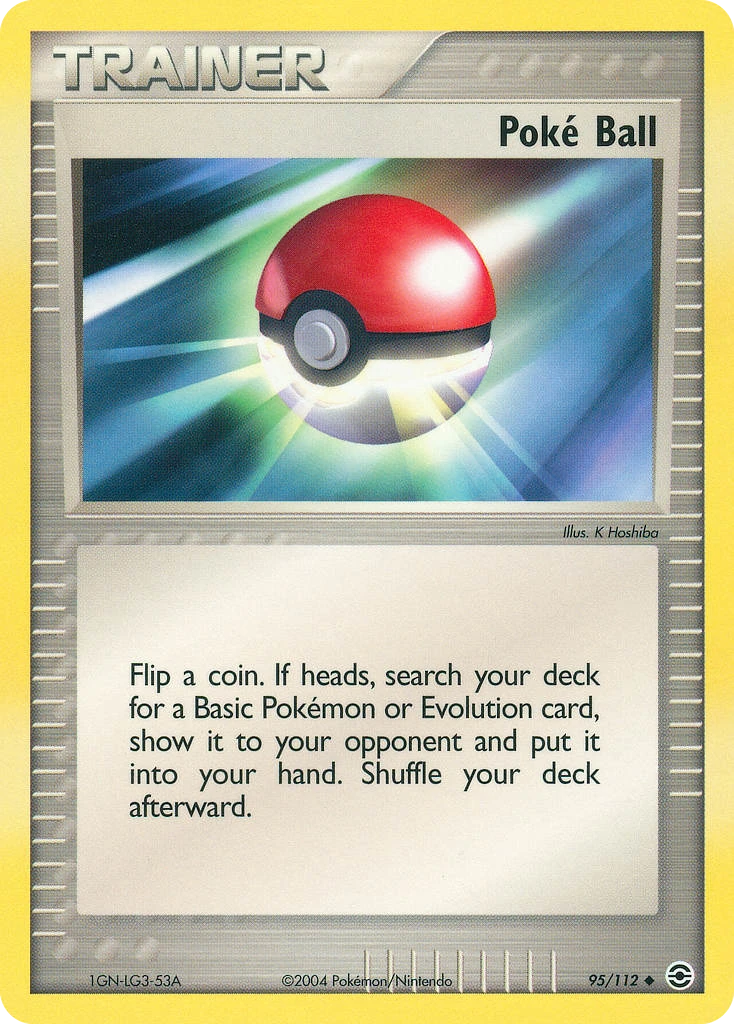 Poké Ball 95/112, FireRed & LeafGreen Pokémon card