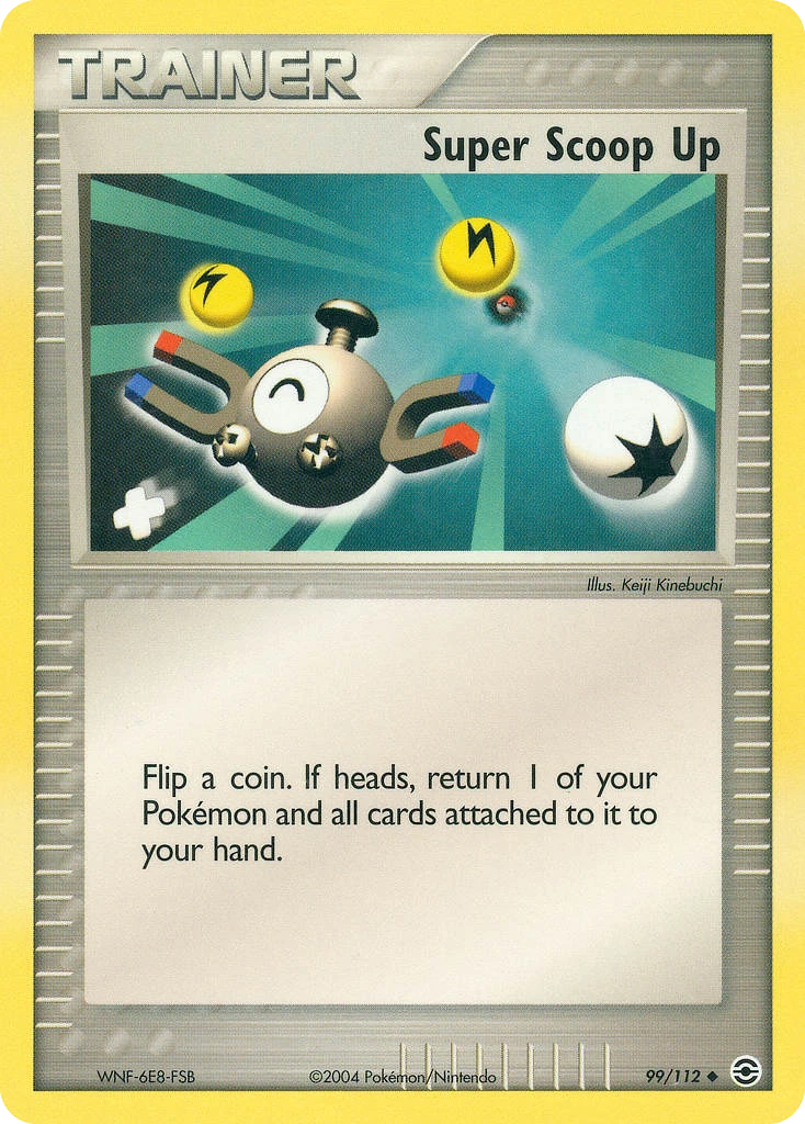 Super Scoop Up 99/112, FireRed & LeafGreen Pokémon card