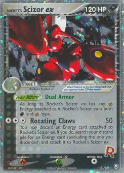 Rocket's Scizor ex 101/109 Team Rocket Returns