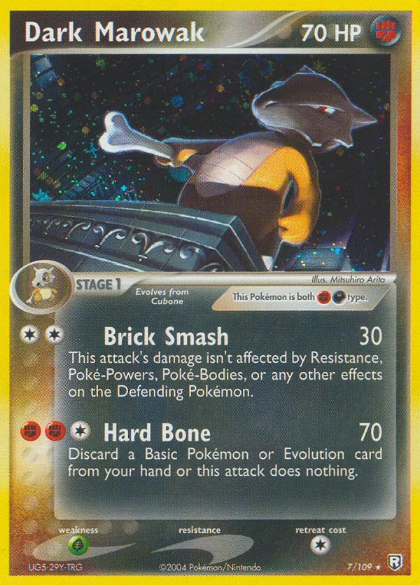 Dark Marowak 7/109, Team Rocket Returns Pokémon card