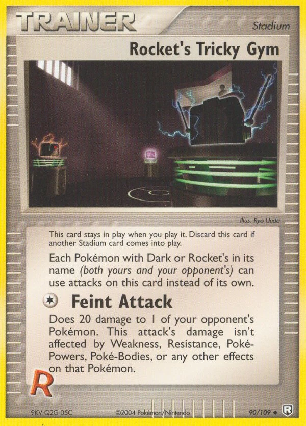 Rocket's Tricky Gym 90/109, Team Rocket Returns Pokémon card