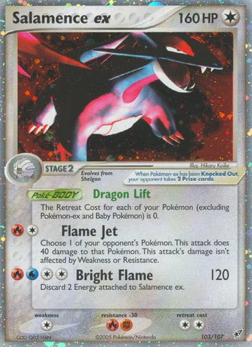 Salamence ex 103/107 from Deoxys