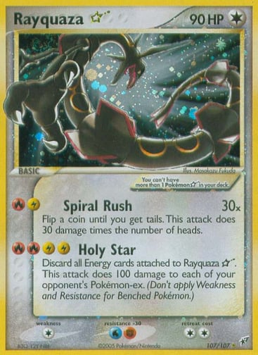 Rayquaza ☆ 107/107 from Deoxys