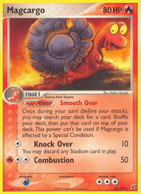 Magcargo 20/107, Deoxys Pokémon card