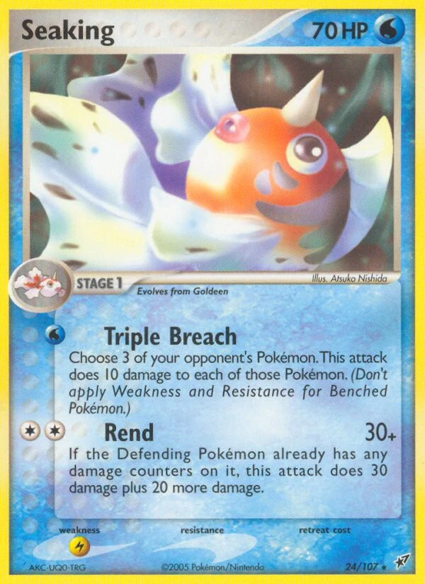Seaking 24/107, Deoxys Pokémon card