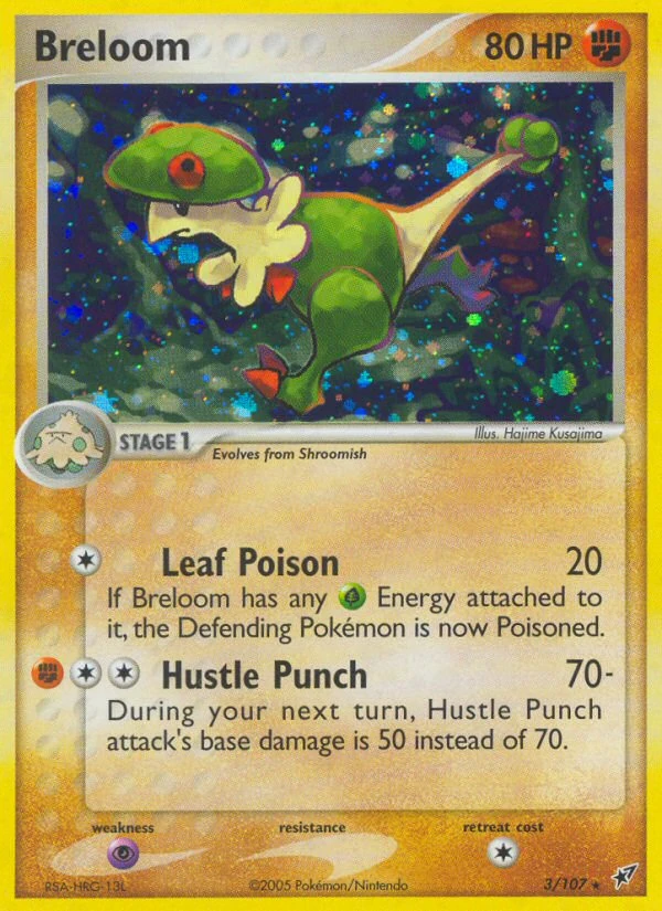 Breloom 3/107, Deoxys Pokémon card