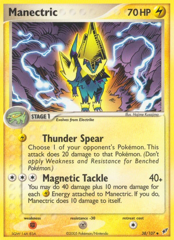 Manectric 38/107, Deoxys Pokémon card