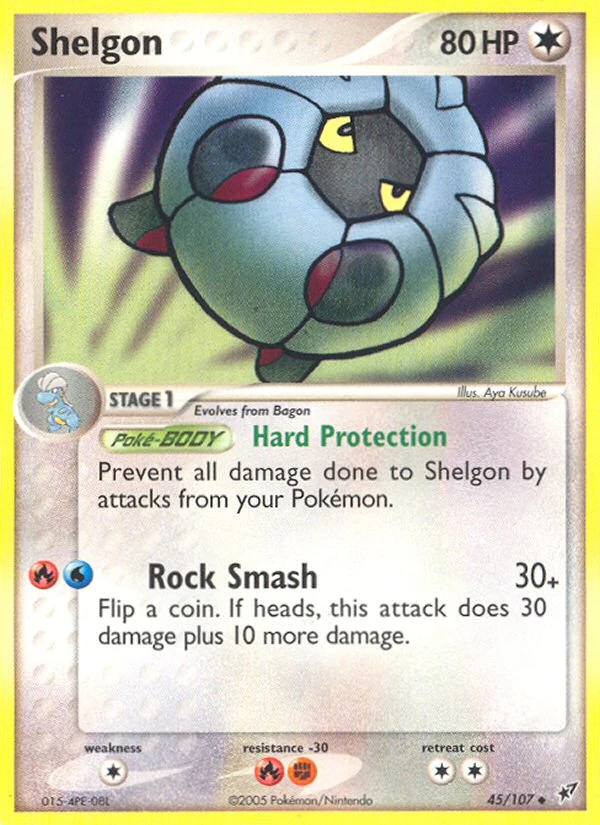Shelgon 45/107, Deoxys Pokémon card