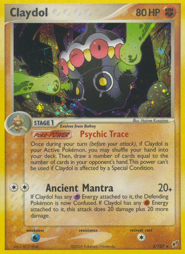 Claydol 5/107, Deoxys Pokémon card