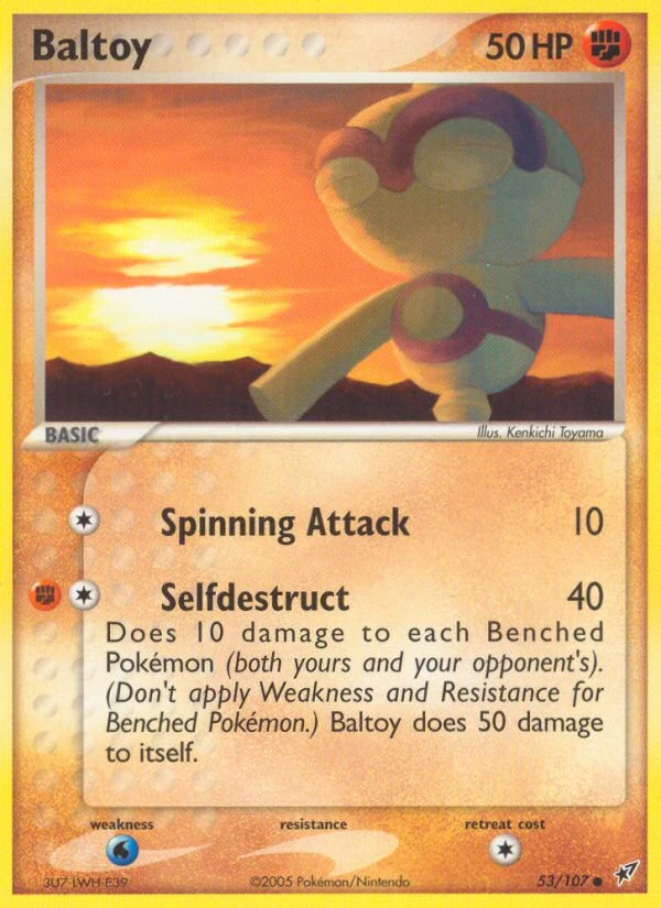 Baltoy 53/107, Deoxys Pokémon card