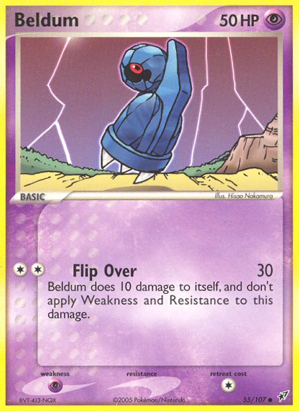 Beldum 55/107, Deoxys Pokémon card