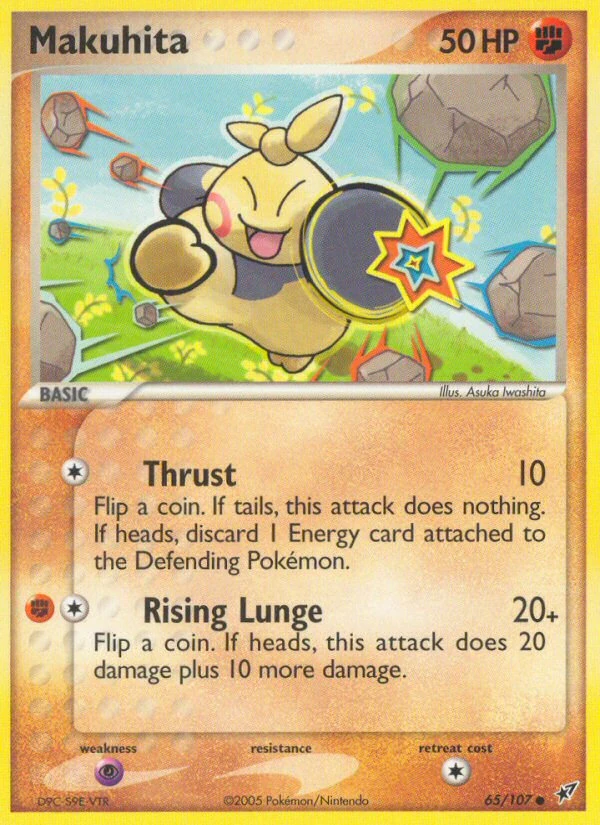 Makuhita 65/107, Deoxys Pokémon card