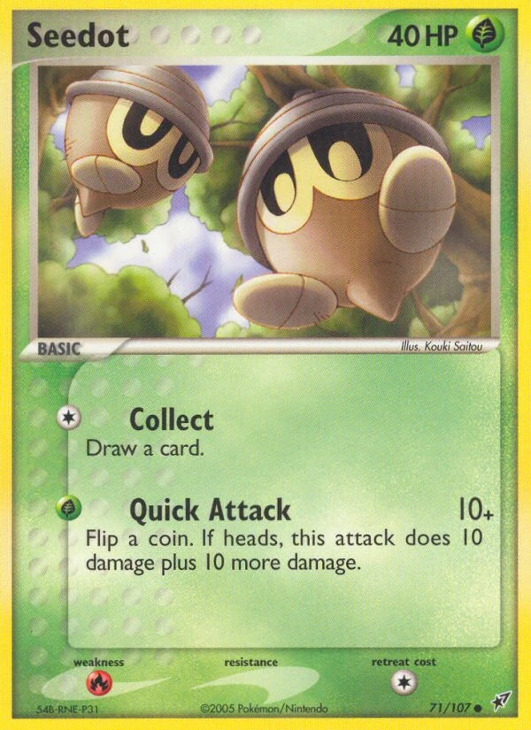 Seedot 71/107, Deoxys Pokémon card
