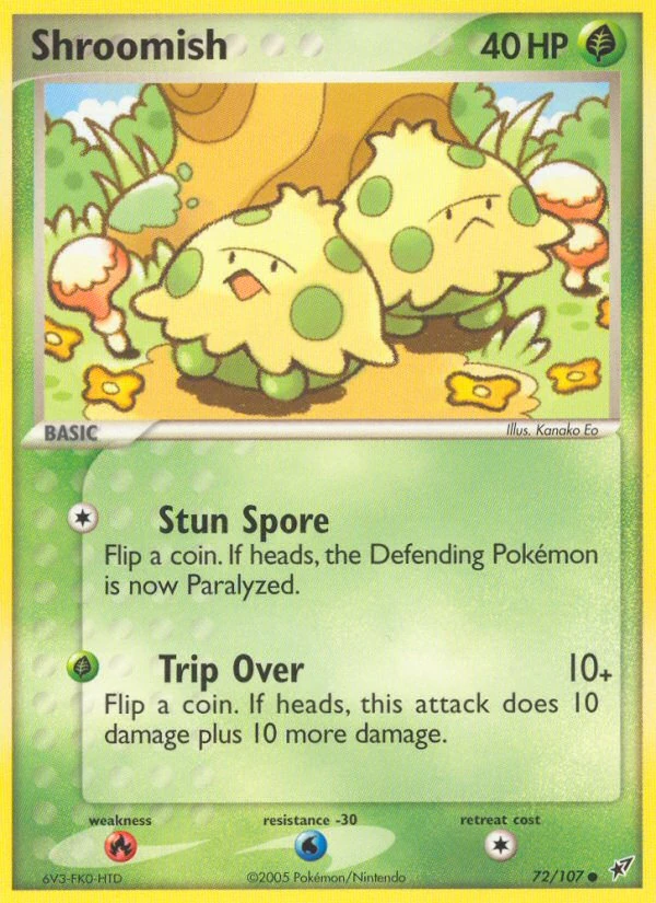 Shroomish 72/107, Deoxys Pokémon card