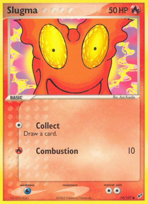 Slugma 74/107, Deoxys Pokémon card