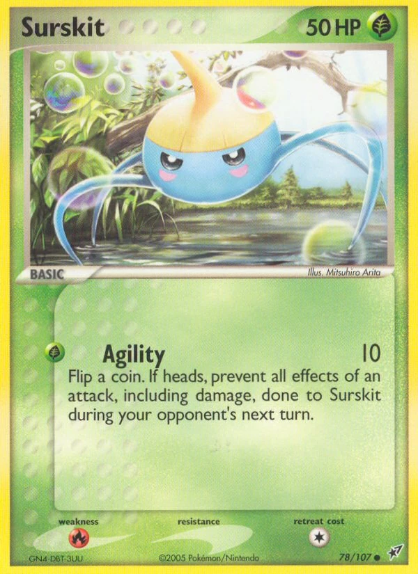 Surskit 78/107, Deoxys Pokémon card