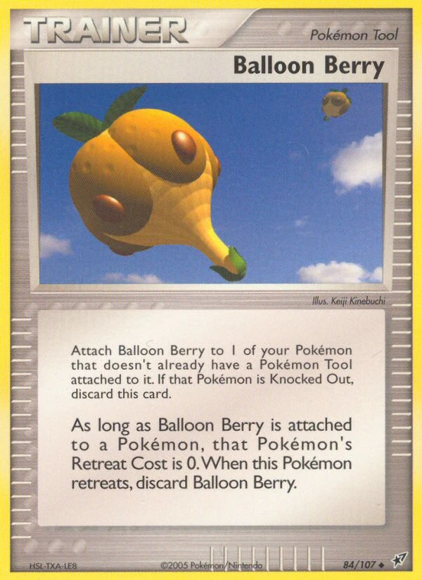 Balloon Berry 84/107, Deoxys Pokémon card