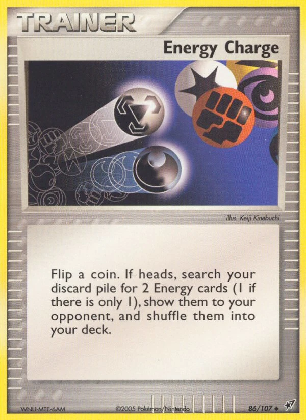 Energy Charge 86/107, Deoxys Pokémon card