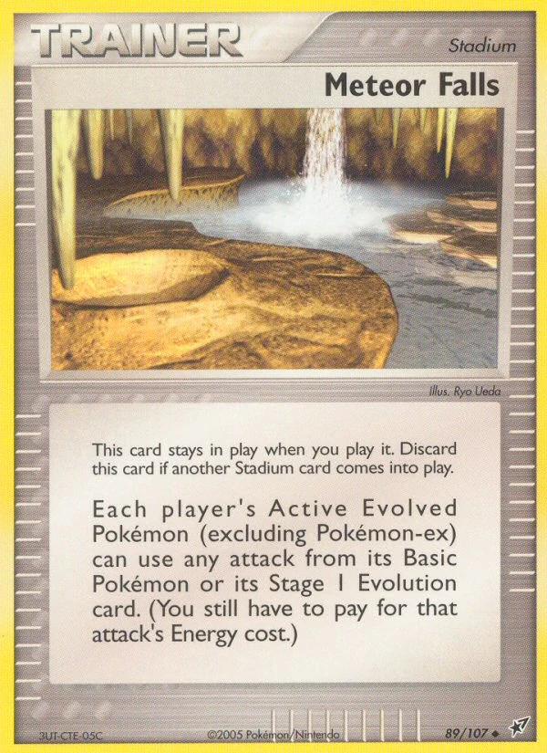 Meteor Falls 89/107, Deoxys Pokémon card