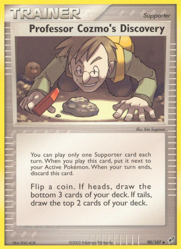 Professor Cozmo's Discovery 90/107, Deoxys Pokémon card