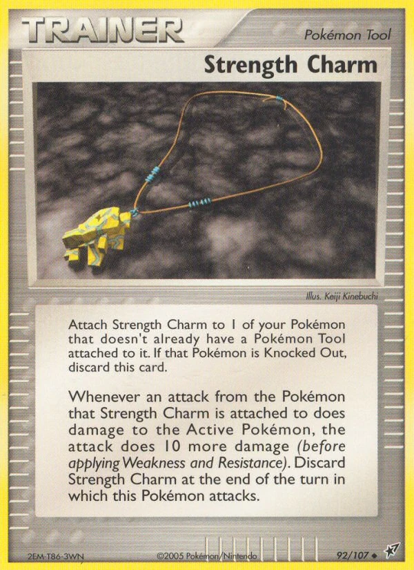 Strength Charm 92/107, Deoxys Pokémon card