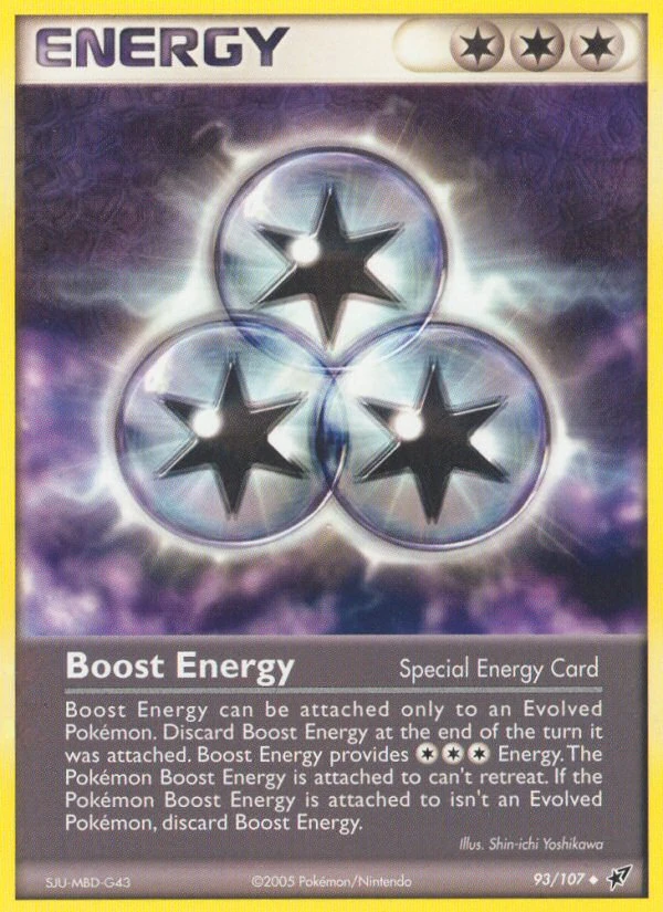 Boost Energy 93/107, Deoxys Pokémon card