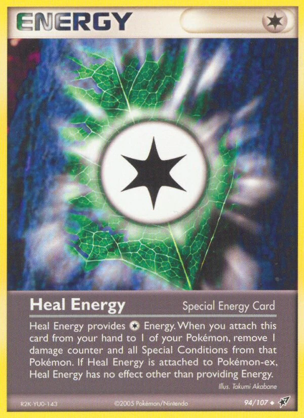 Heal Energy 94/107, Deoxys Pokémon card
