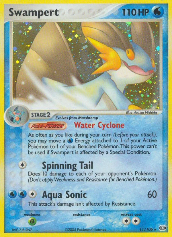 Swampert 11/106, Emerald Pokémon card