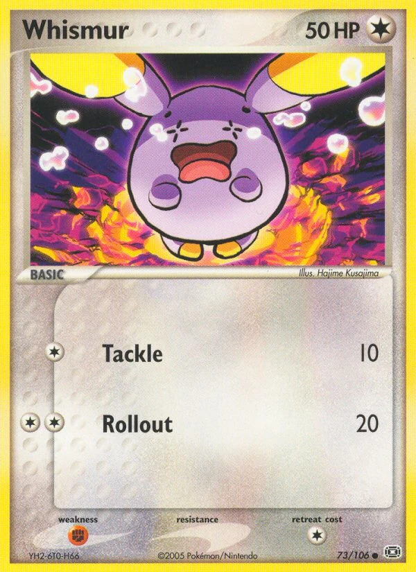 Whismur 73/106, Emerald Pokémon card